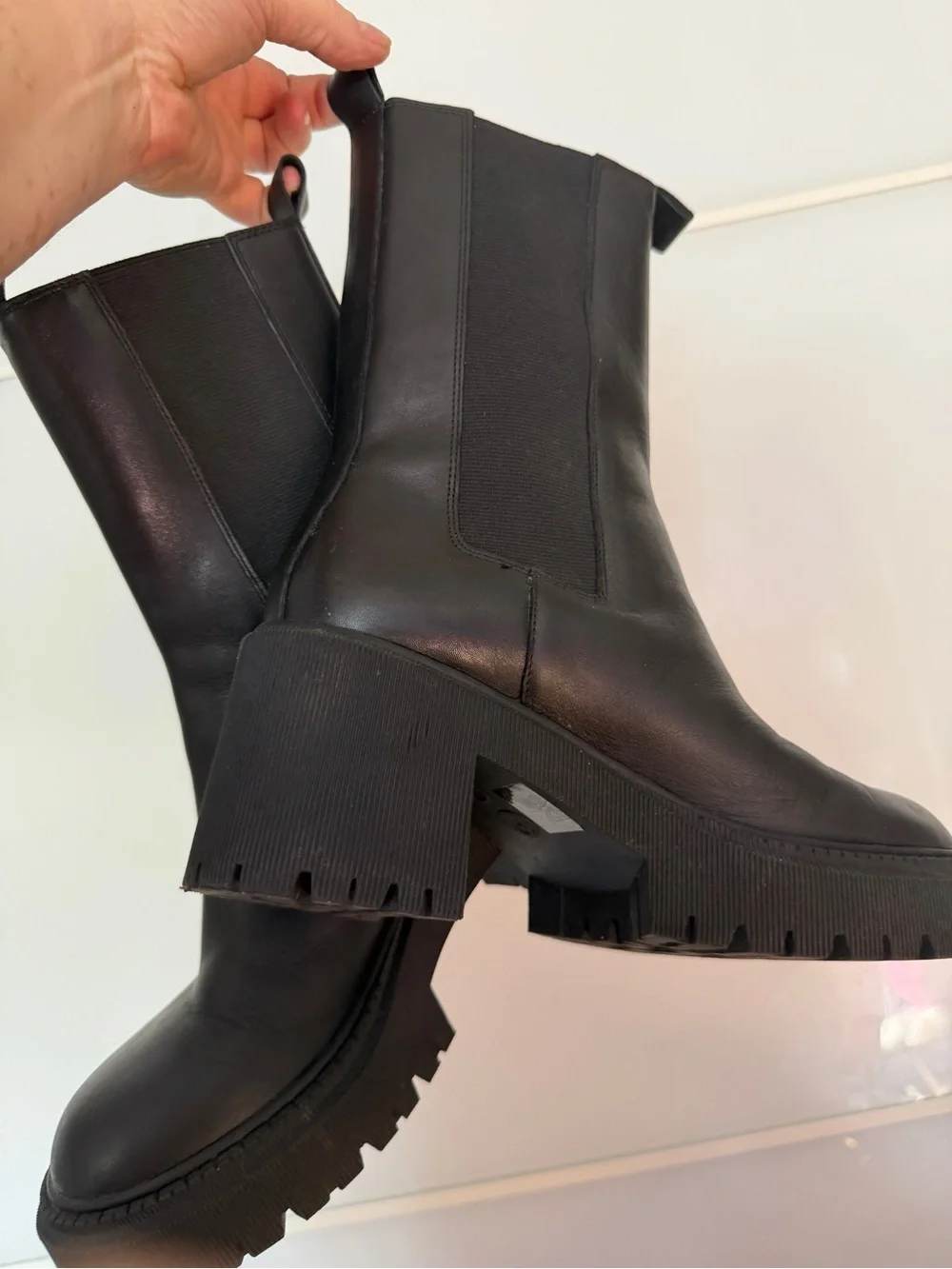 Wishbone black high combat boots - Picture 9 of 11